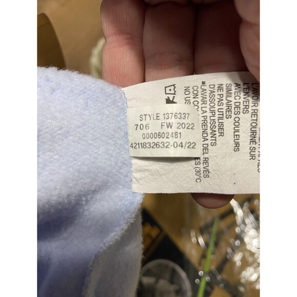 Under Armour Sweatshirt Mens Large Light Blue UA Rival Fleece Hoodie - Picture 7 of 7